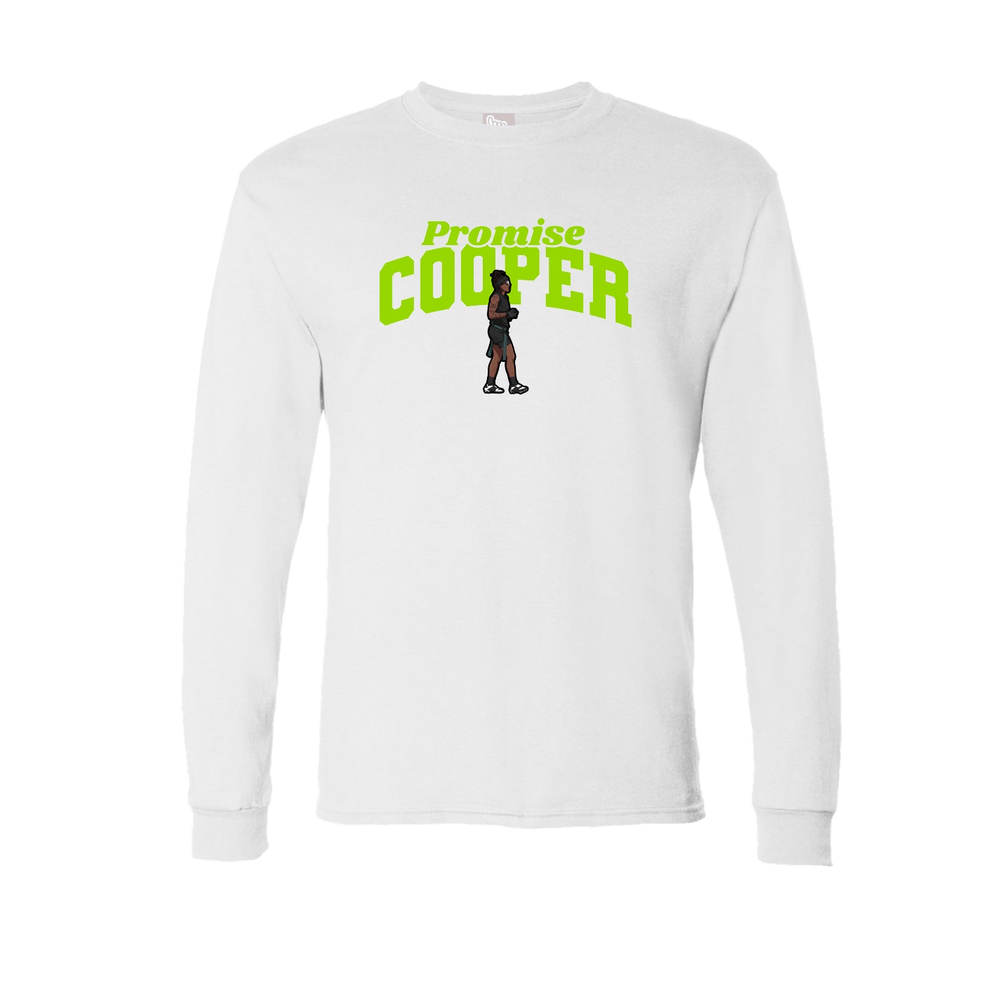 Long Sleeve Tee — Signature Arch in White