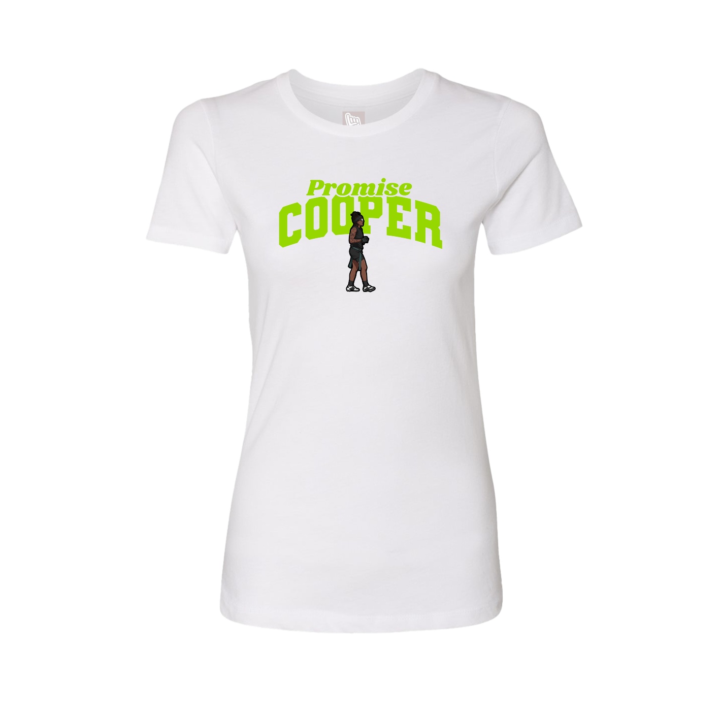 Womens Tee — Signature Arch in White