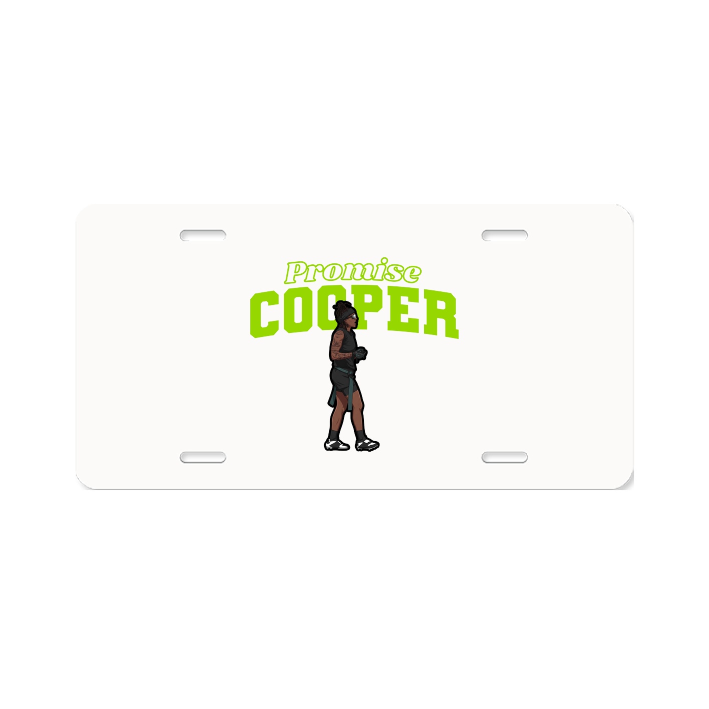 License Plate — Name Arch in Classic