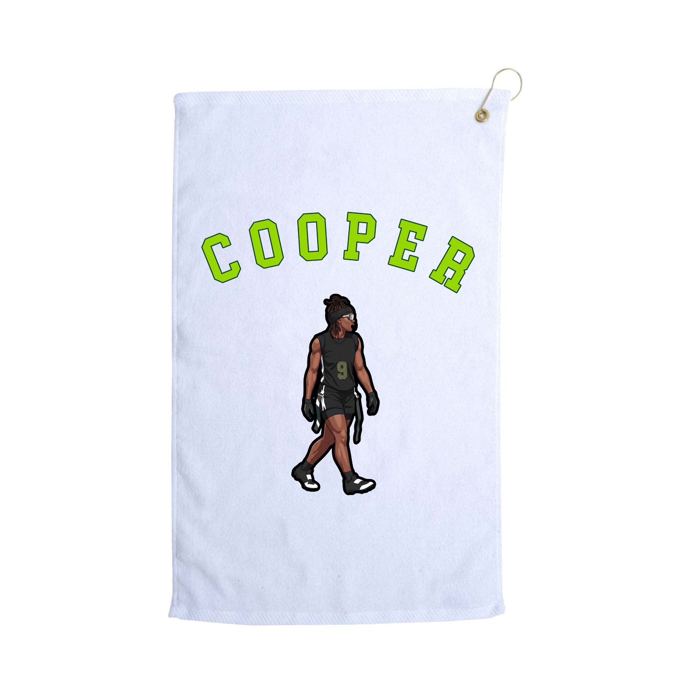 Golf Towel — Shirsey Arch in White