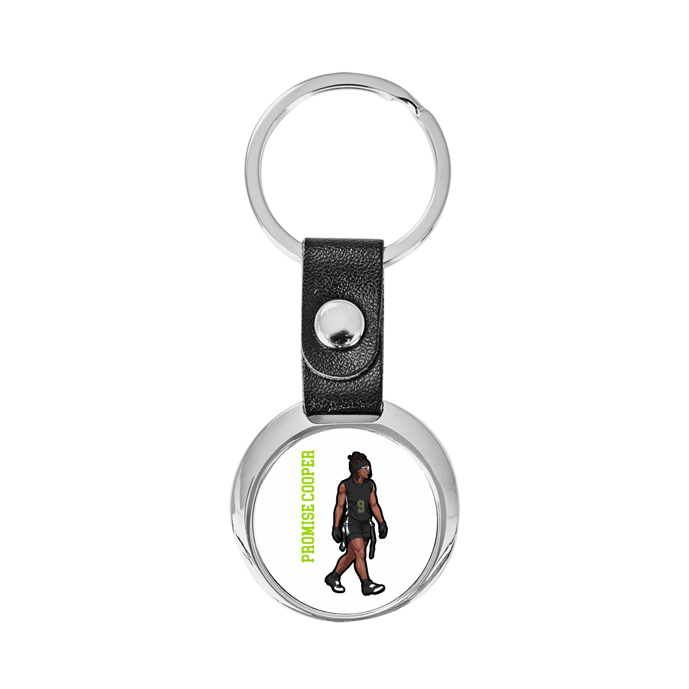 Key Chain — Name Vertical in Classic