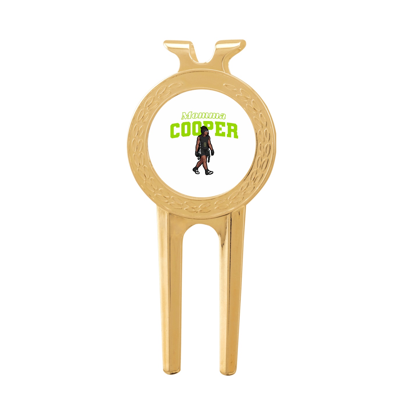 Divot Tool with Ball Marker — Mothers Day Block in Classic