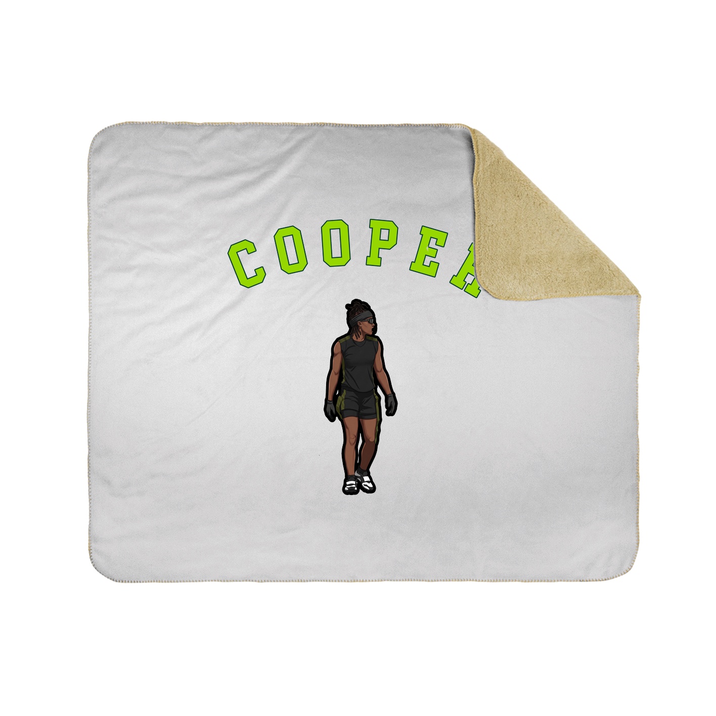 Throw Blanket — Shirsey Arch in White
