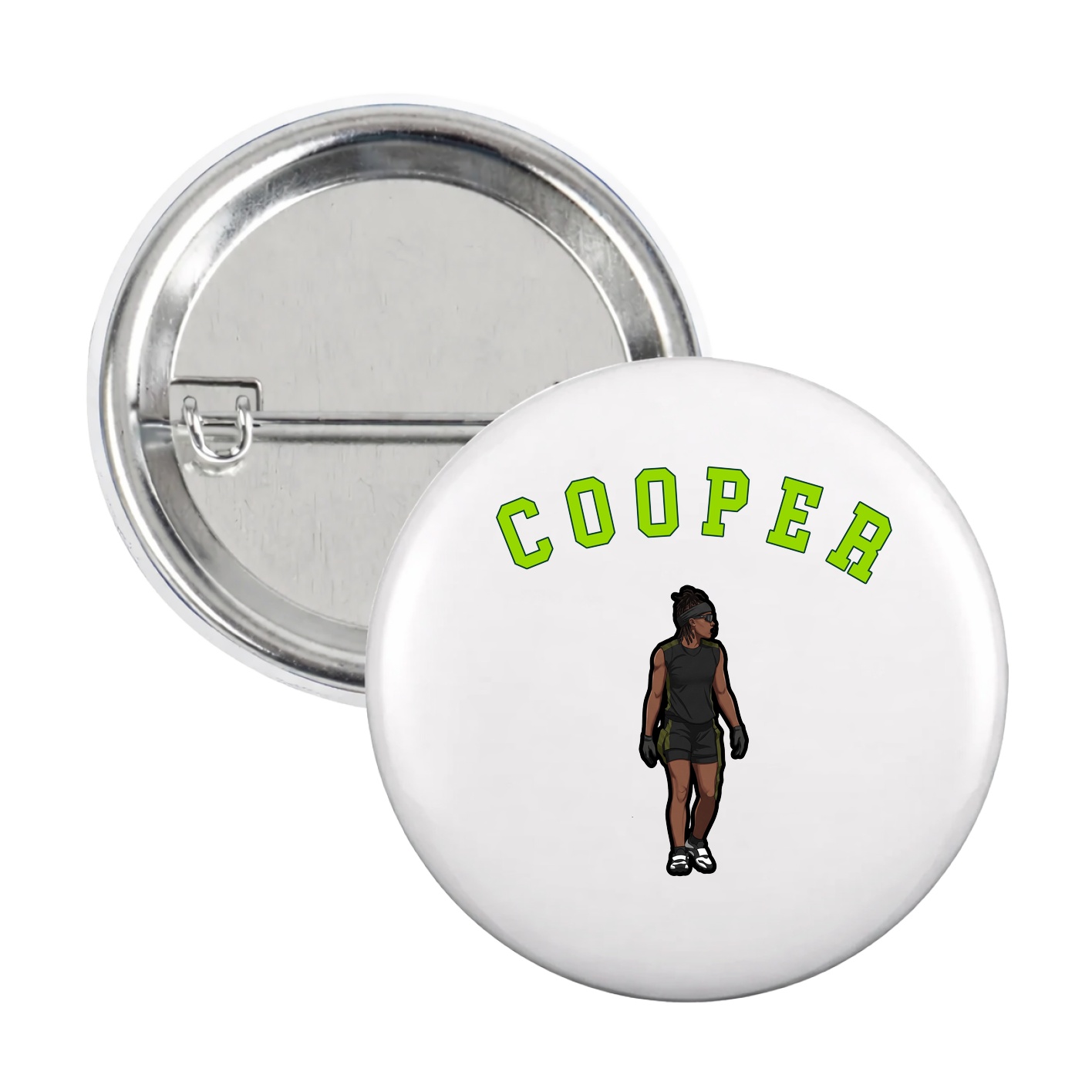 Game Day Button — Shirsey Arch in White