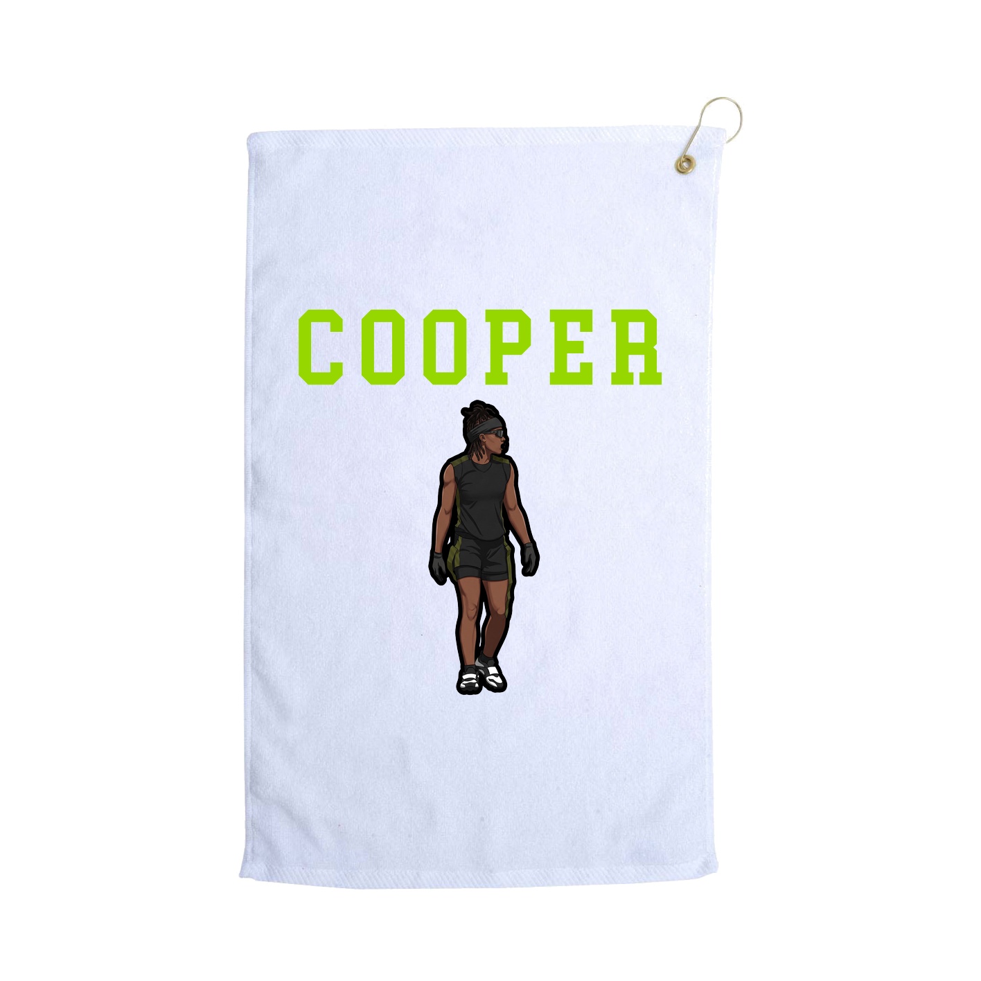 Golf Towel — Shirsey in White