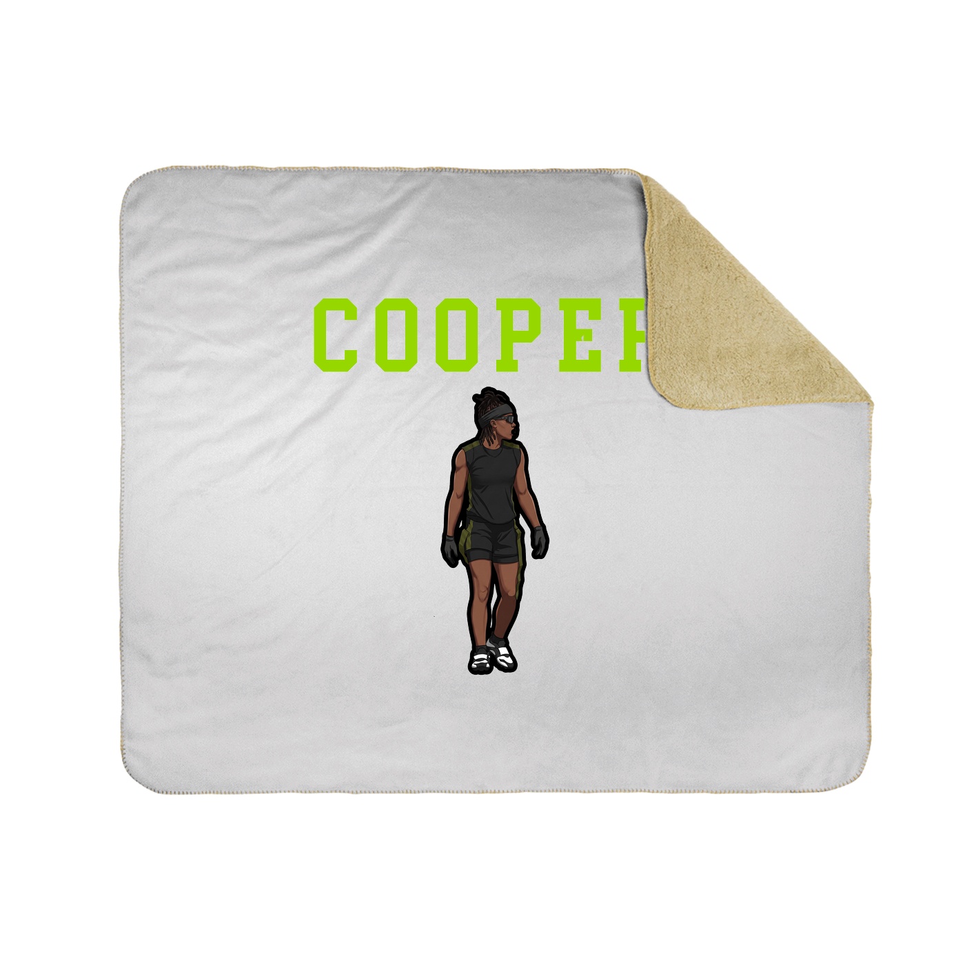 Throw Blanket — Shirsey in White