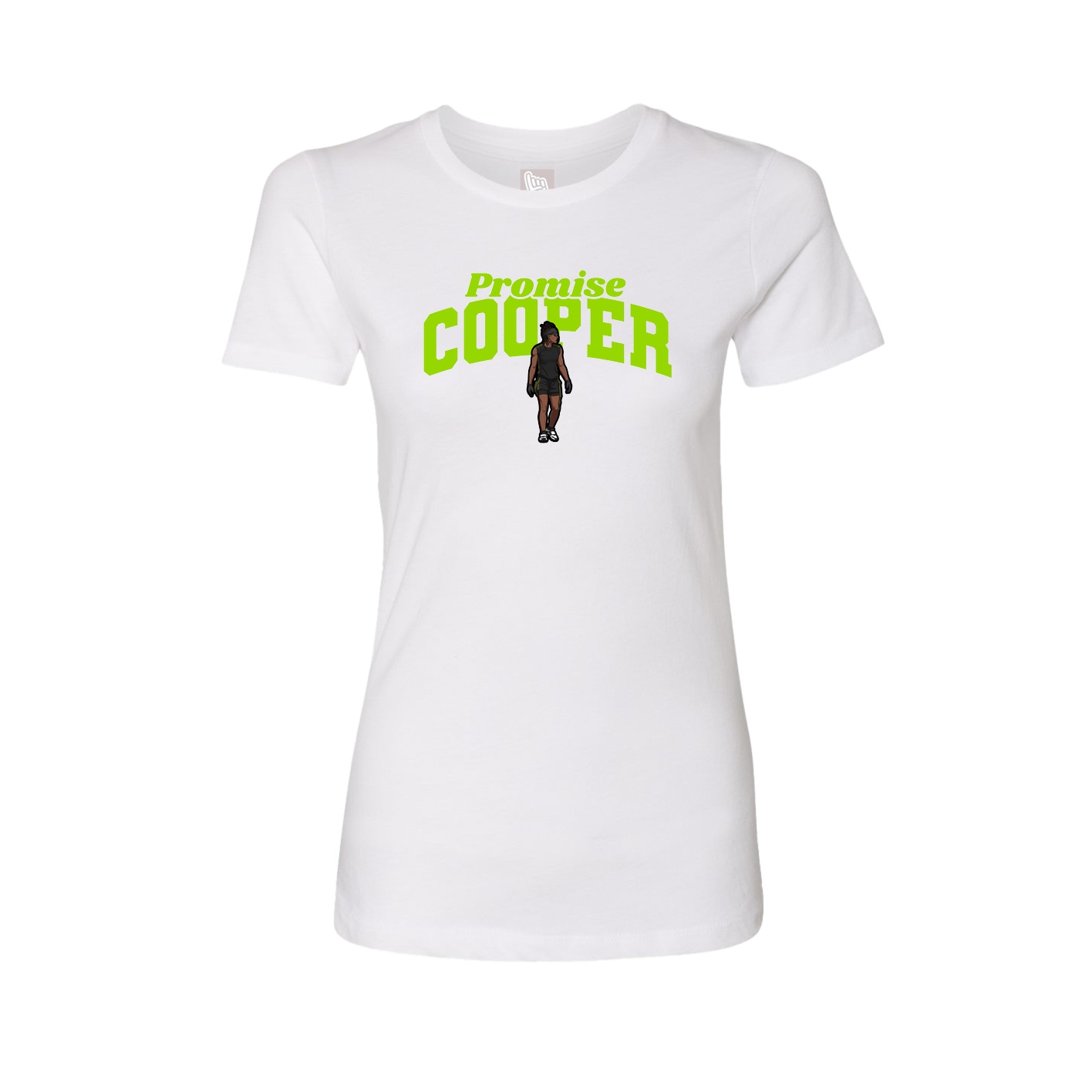 Womens Tee — Signature Arch in White