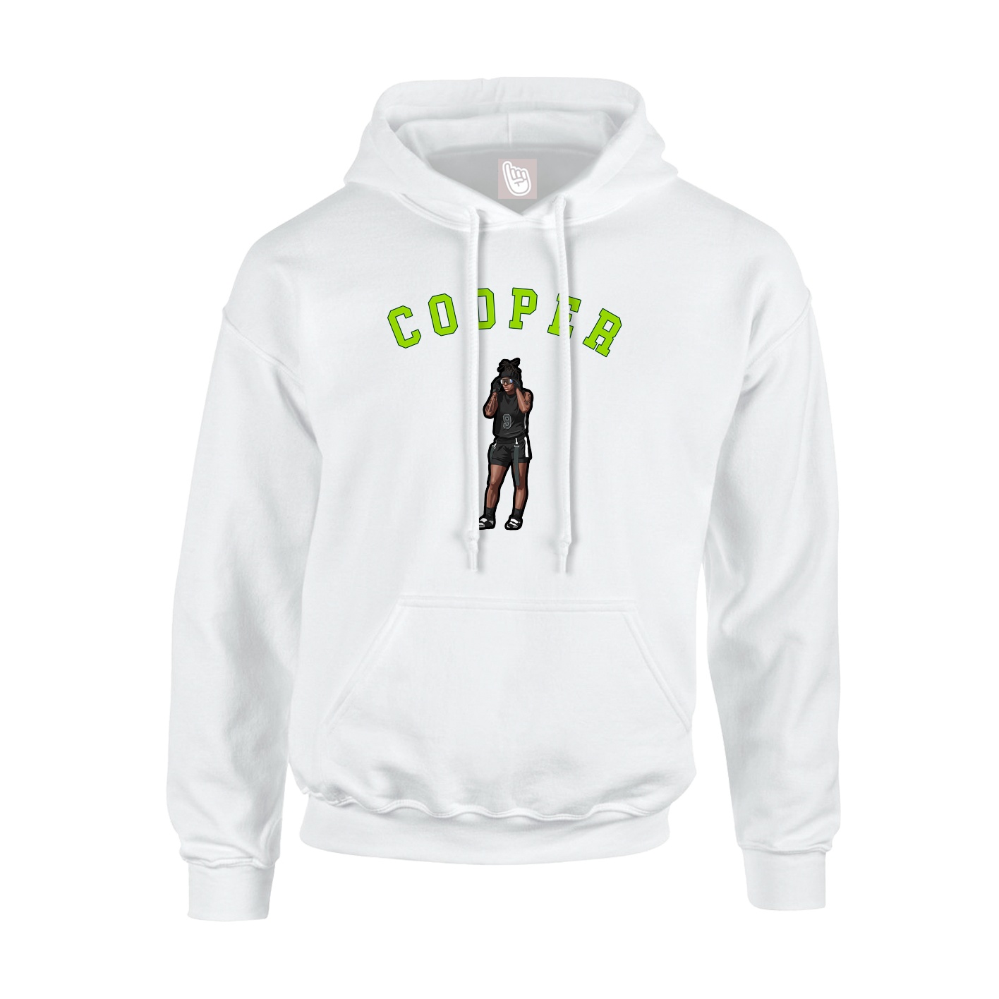Hoodie — Shirsey Arch in White