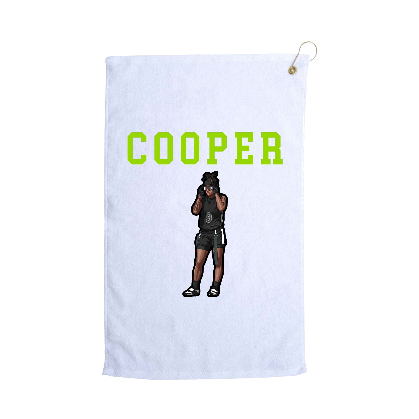 Golf Towel — Shirsey in White