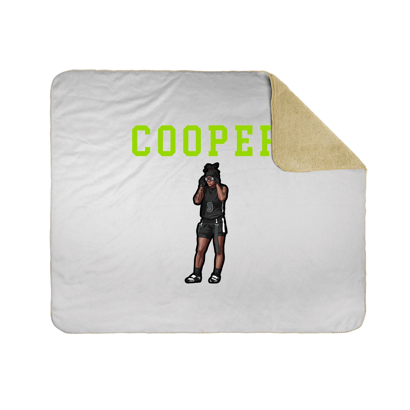 Throw Blanket — Shirsey in White