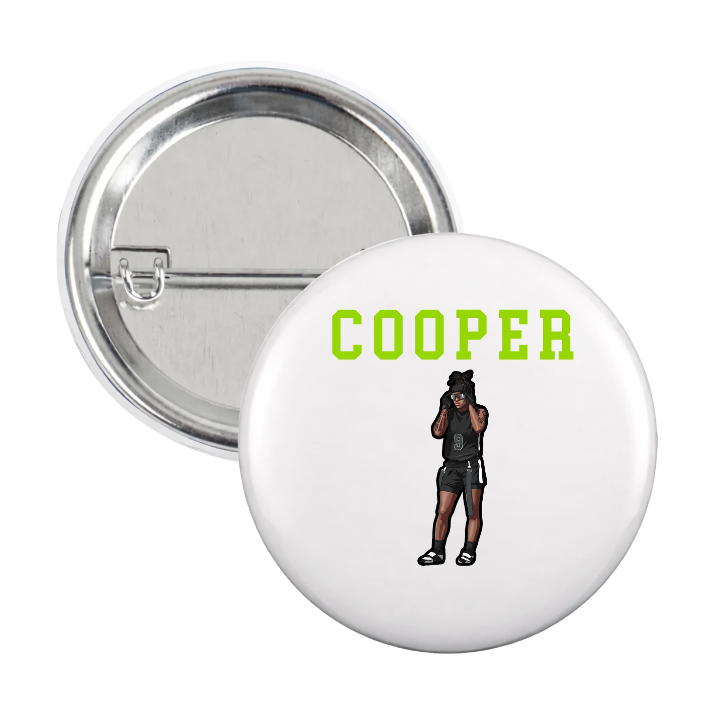 Game Day Button — Shirsey in White