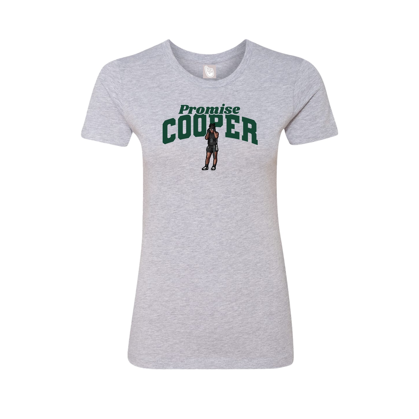 Womens Tee — Signature Arch in Grey