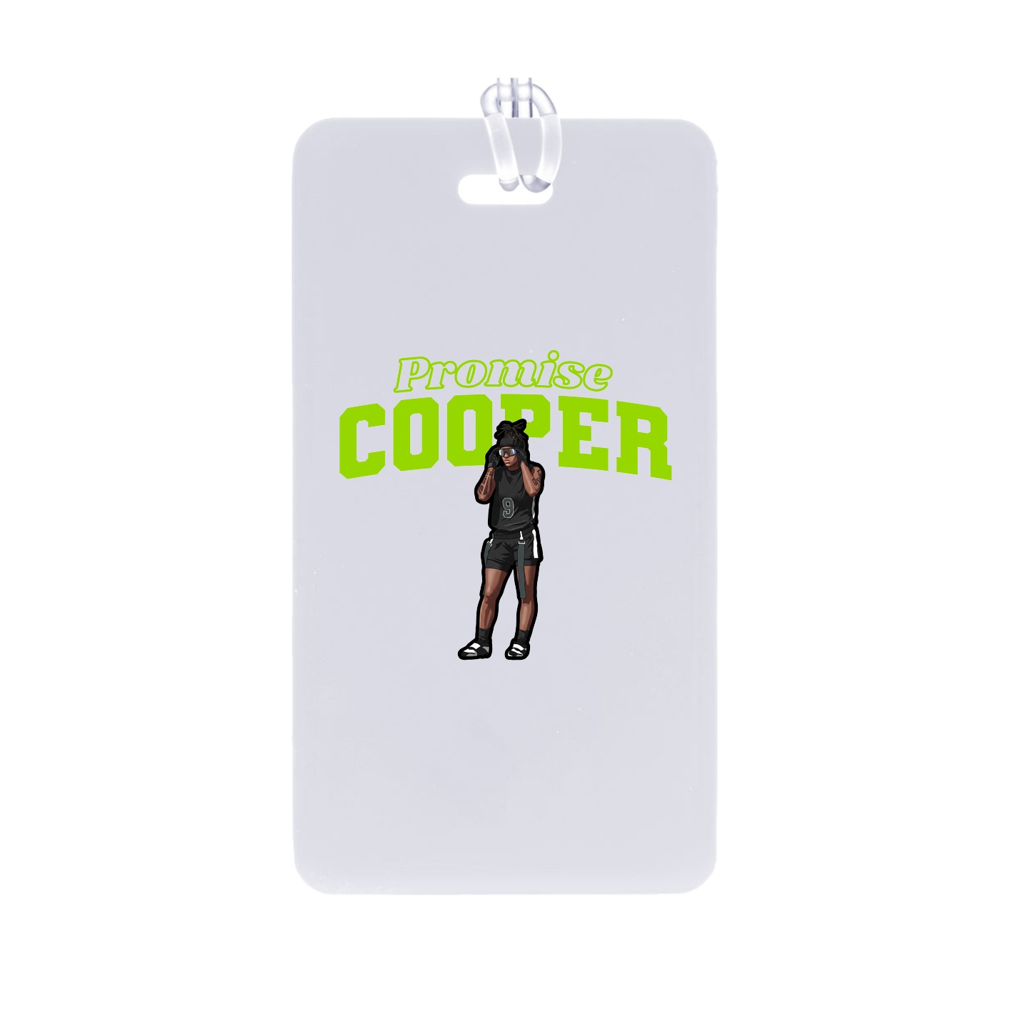 Bag Tag — Name Arch in Classic