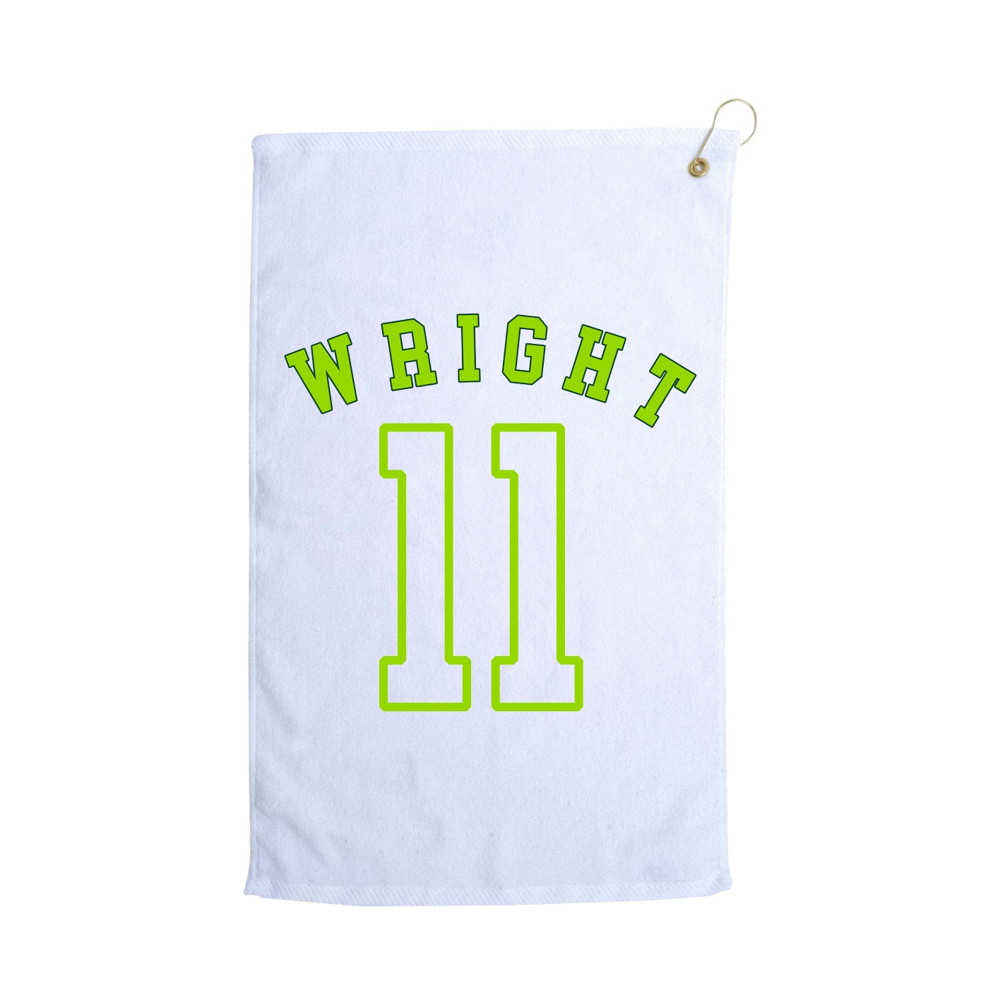 Golf Towel — Shirsey Arch in White