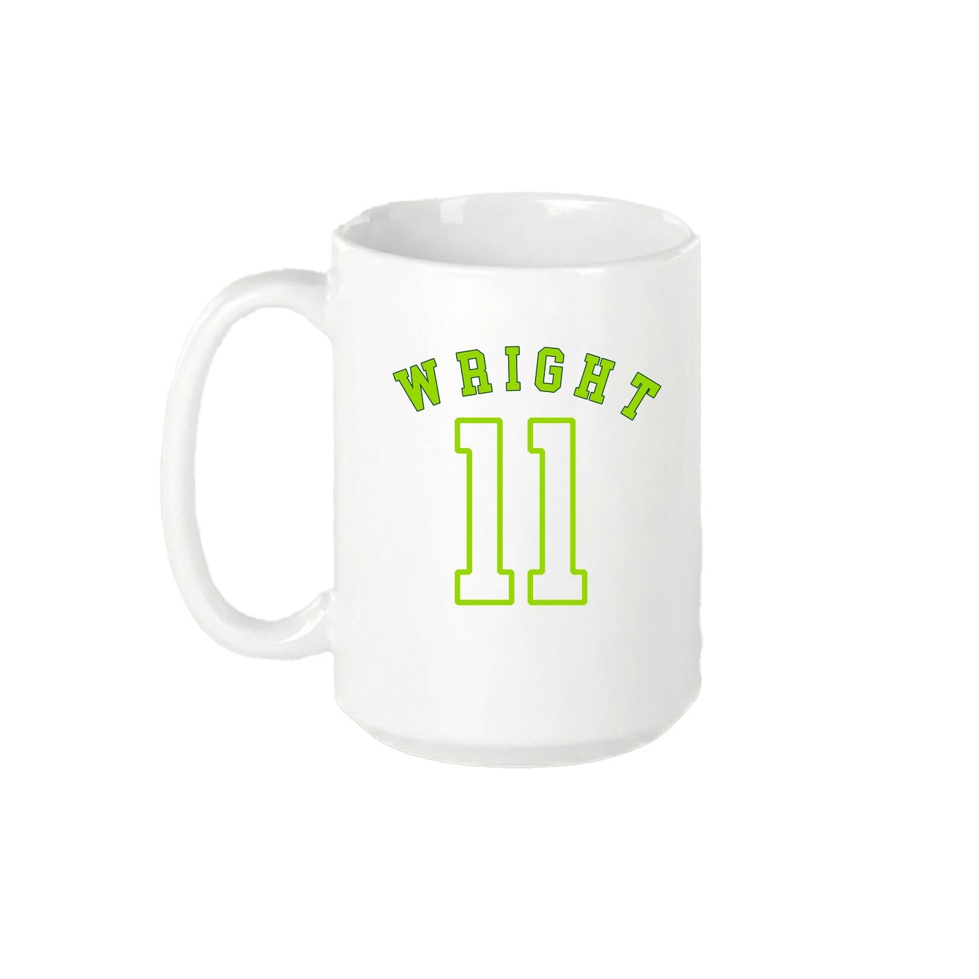 15oz Coffee Mug — Shirsey Arch in White