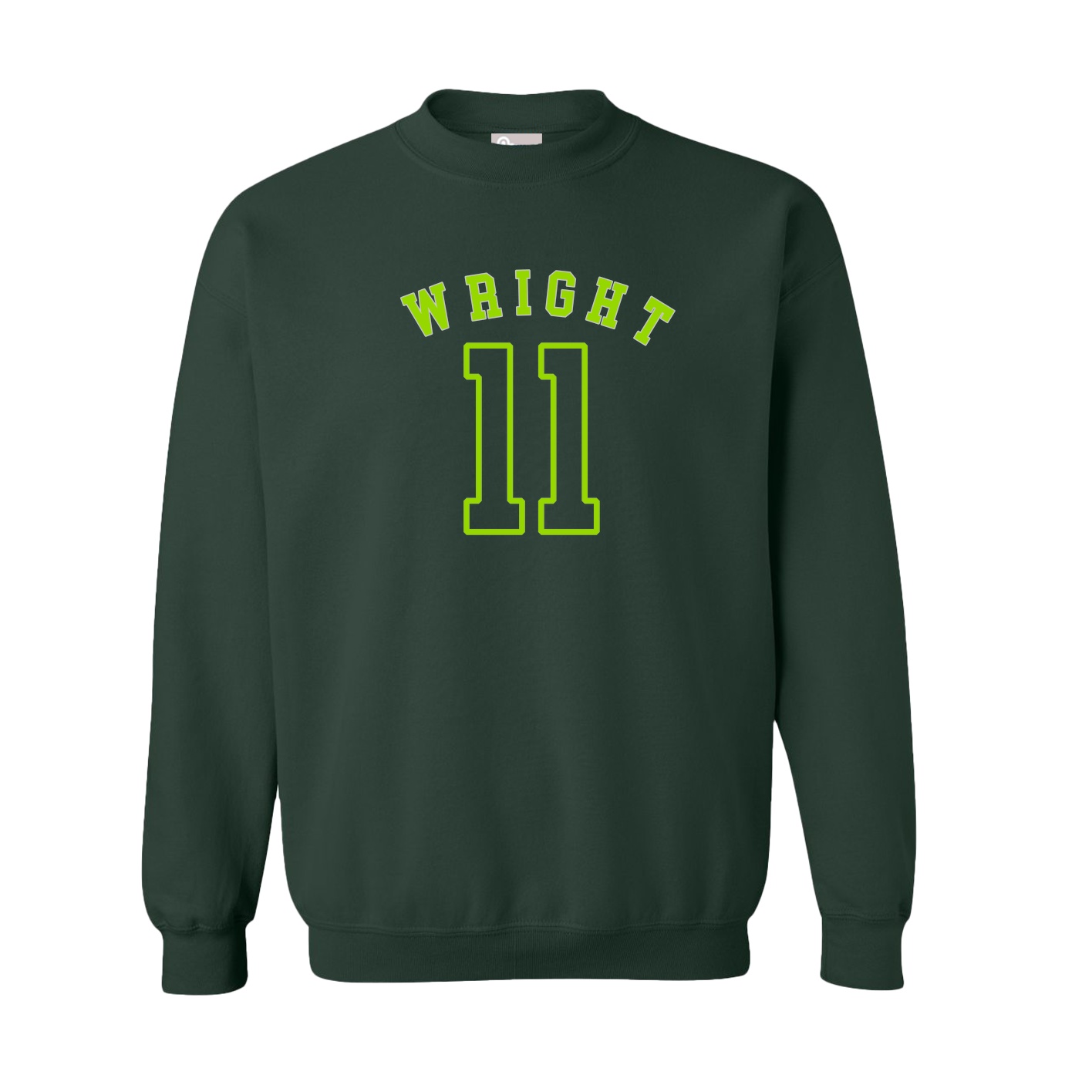 Fleece Crew — Shirsey Arch in Green