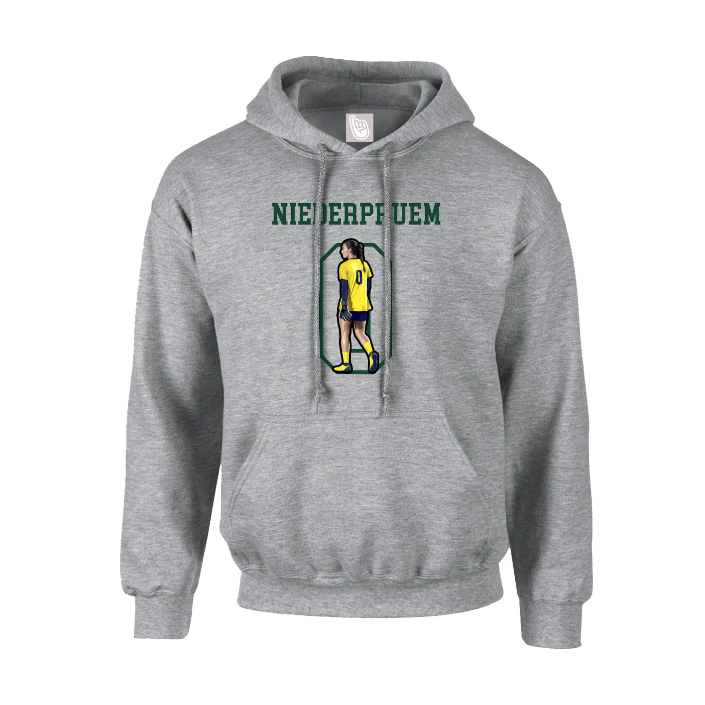 Hoodie — Shirsey in Grey