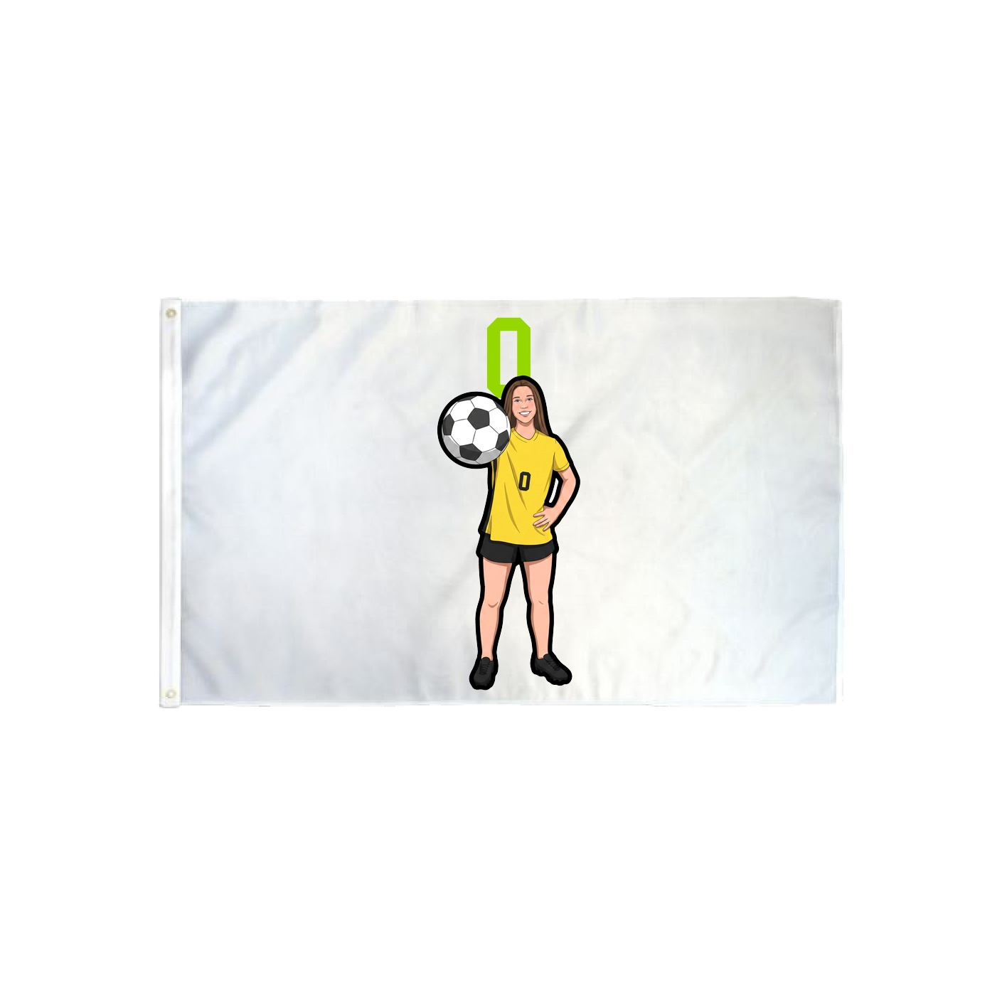 3x5 Flag — Number Top in Classic