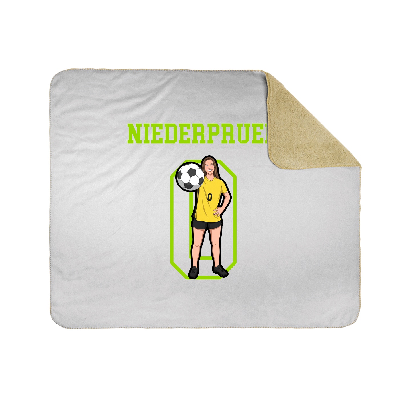 Throw Blanket — Shirsey in White
