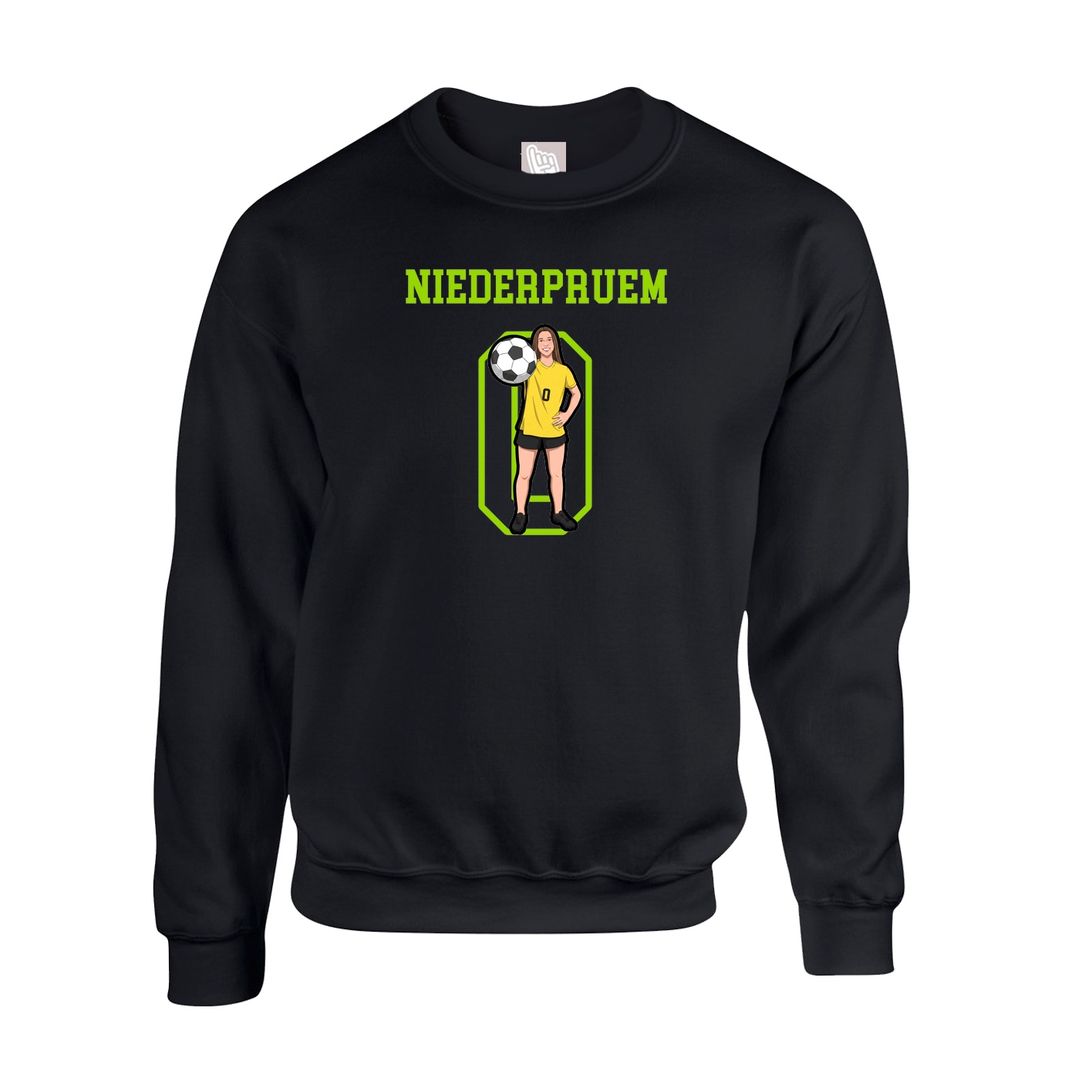 Fleece Crew — Shirsey in Black