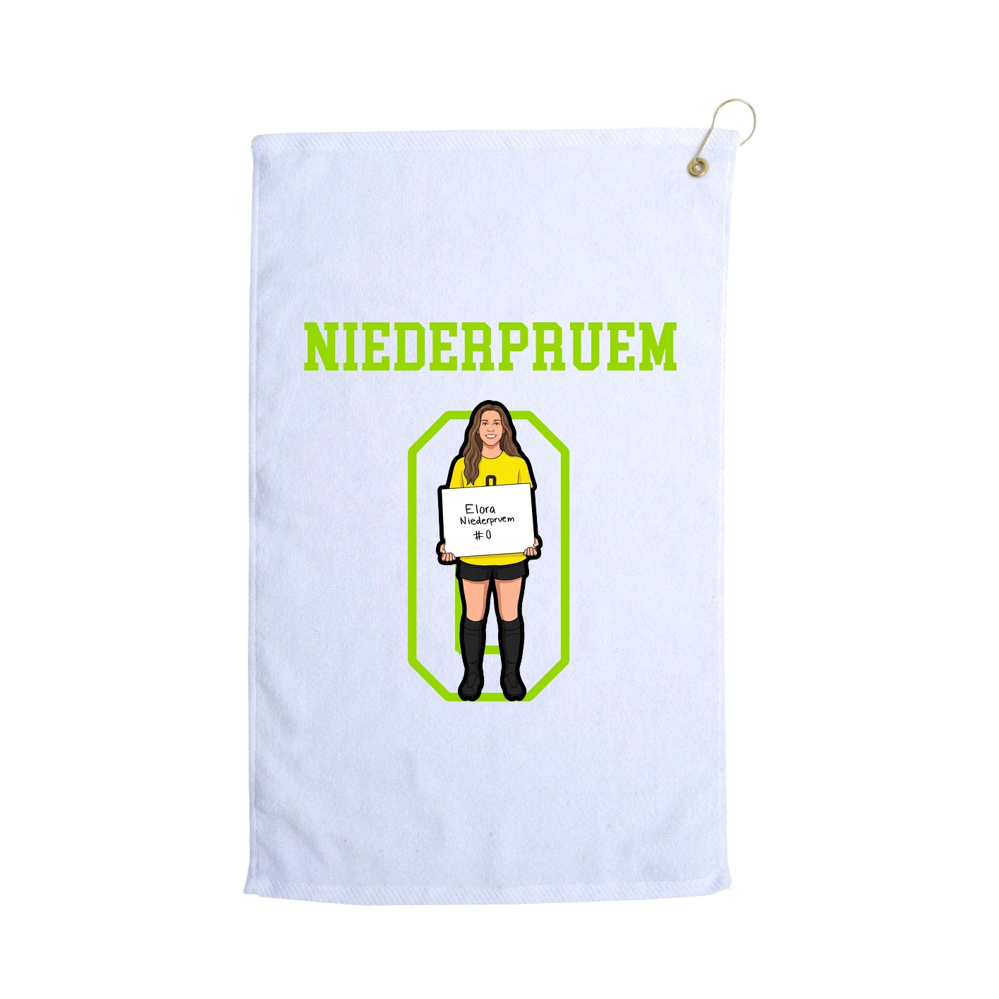Golf Towel — Shirsey in White