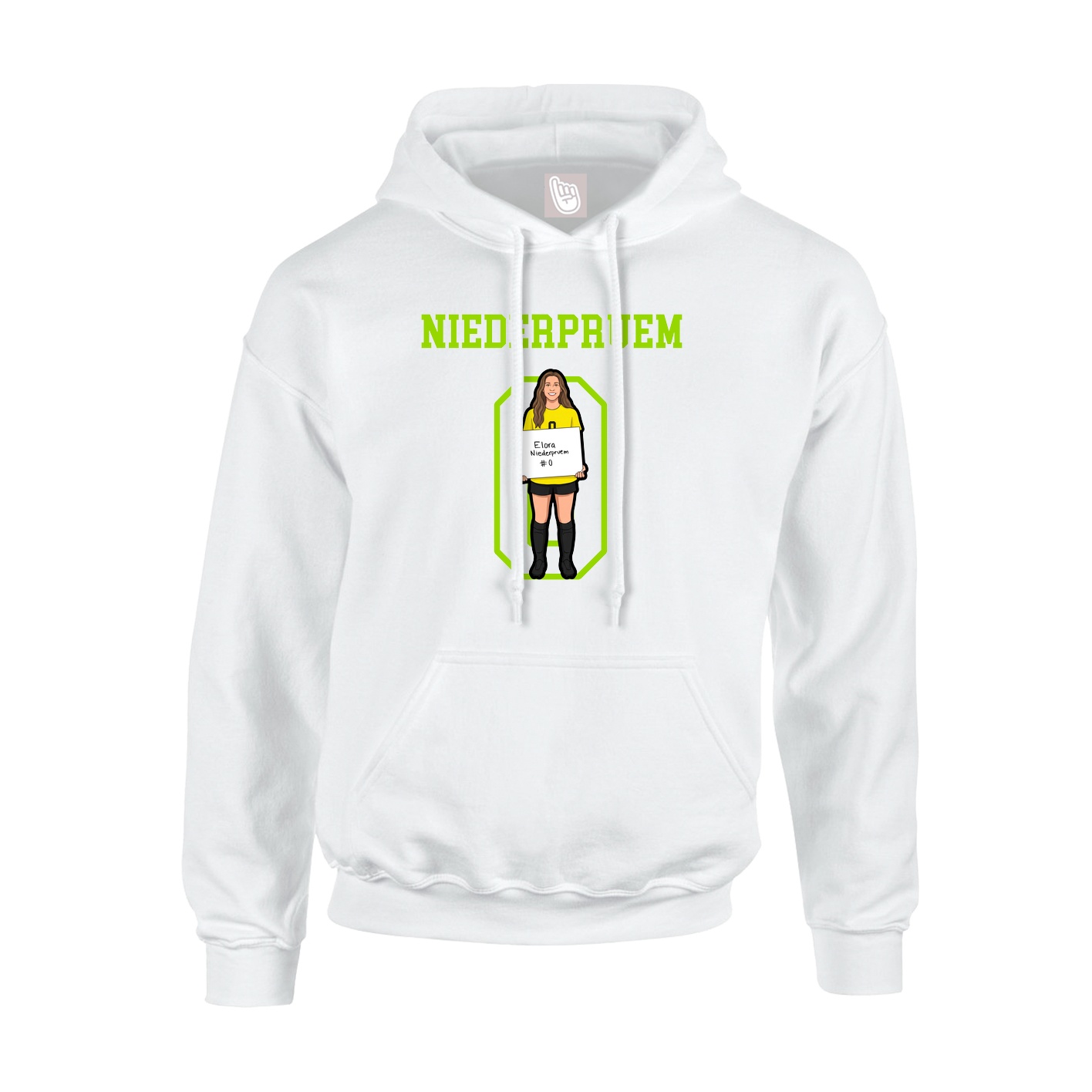 Youth Hoodie — Shirsey in White