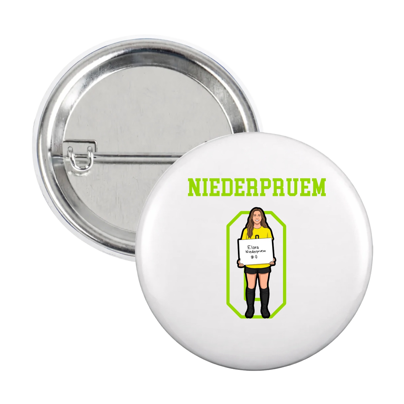 Game Day Button — Shirsey in White