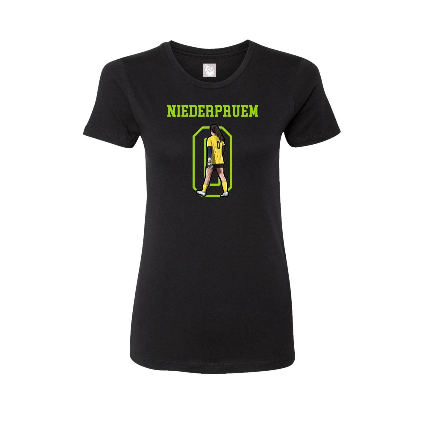 Fitted Women's Tee — Shirsey in Black