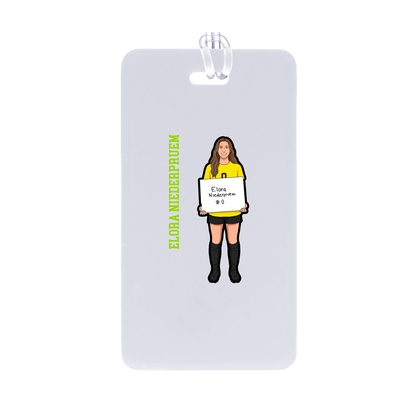 Bag Tag — Name Vertical in Classic