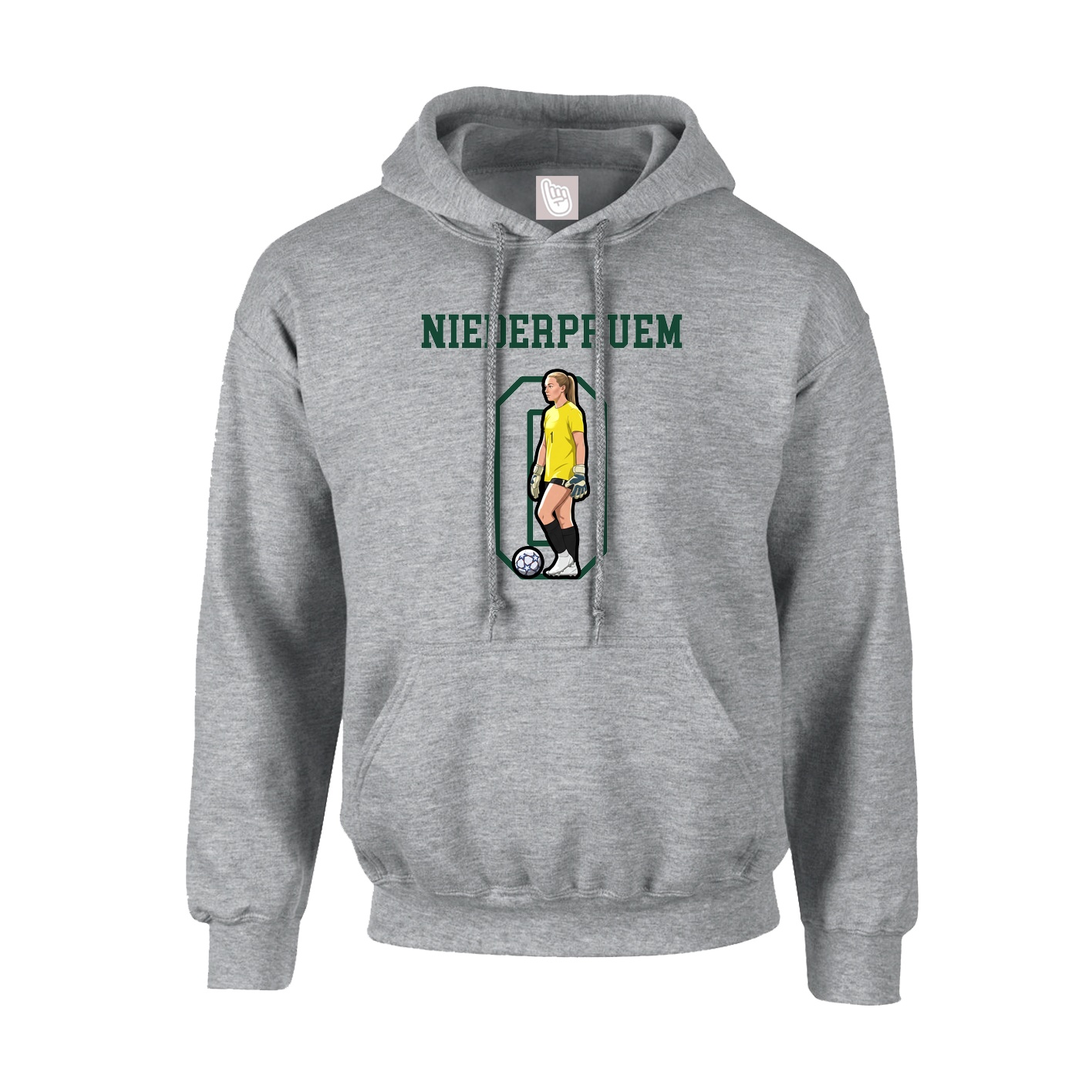 Hoodie — Shirsey in Grey