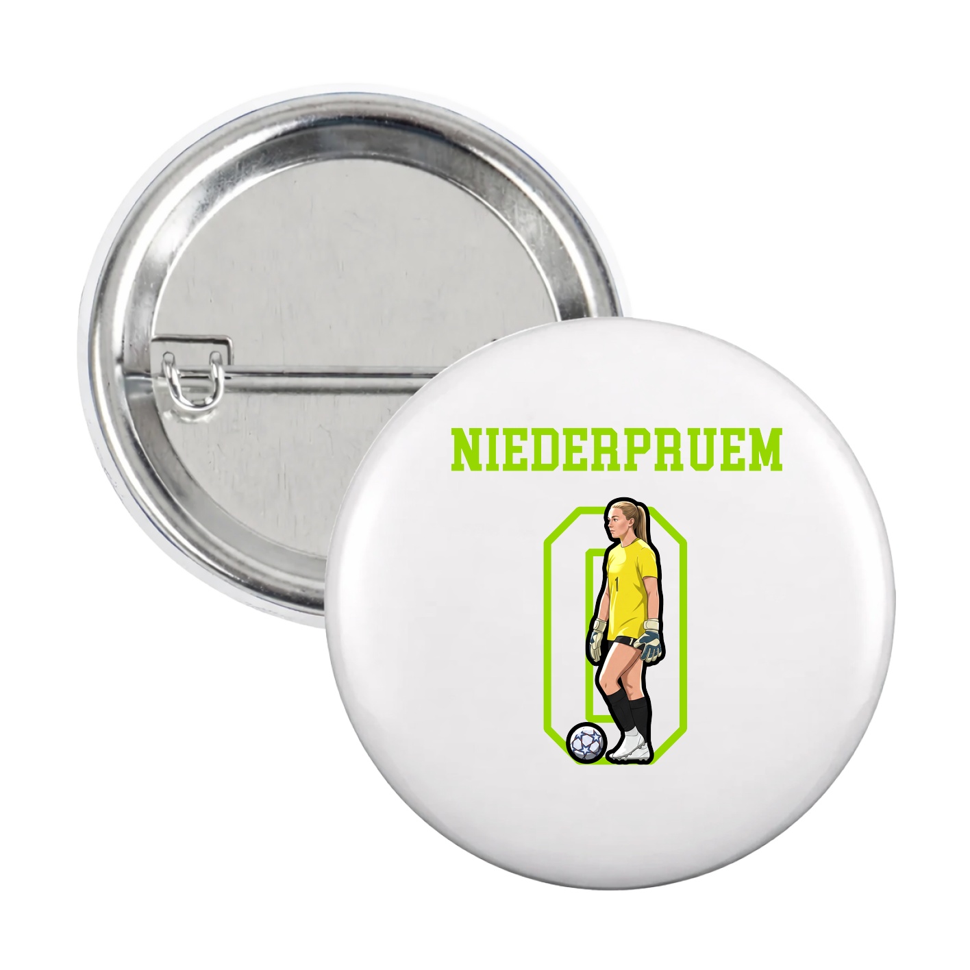 Game Day Button — Shirsey in White