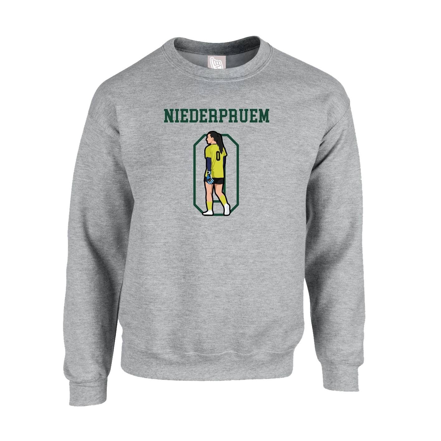Fleece Crew — Shirsey in Grey