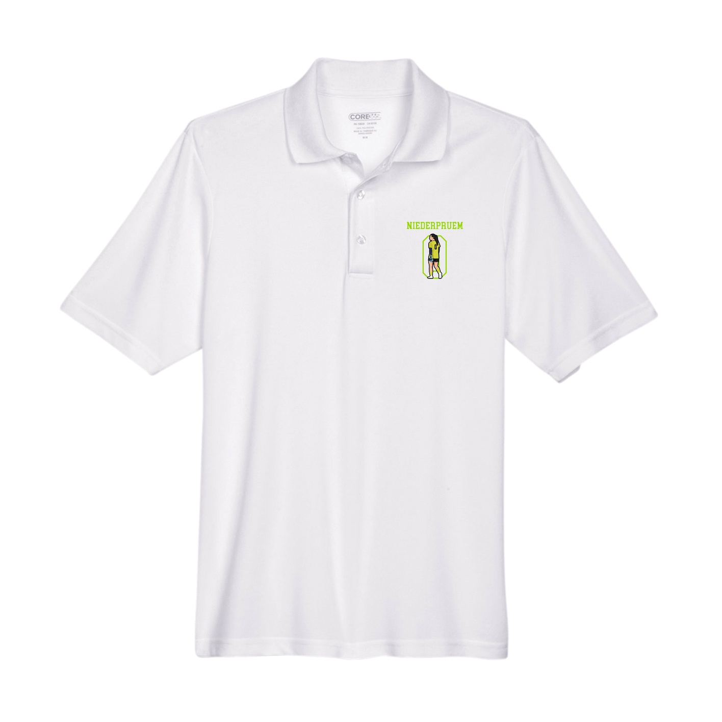 Performance Polo — Shirsey in White
