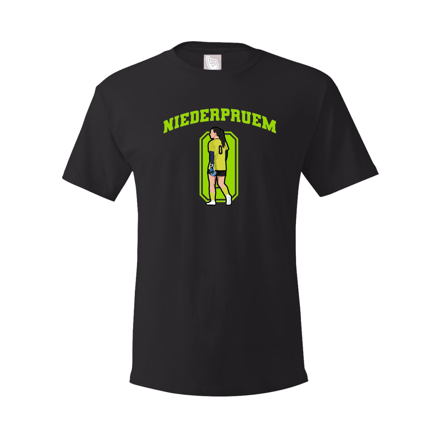 Youth Tee — Number in Black