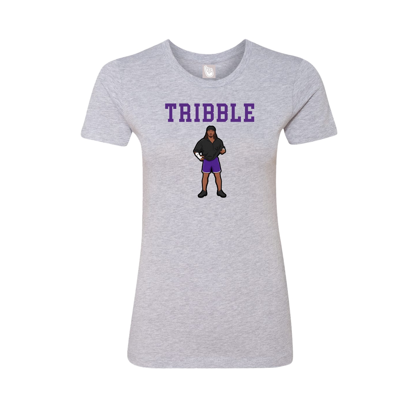Fitted Women's Tee — Shirsey in Grey
