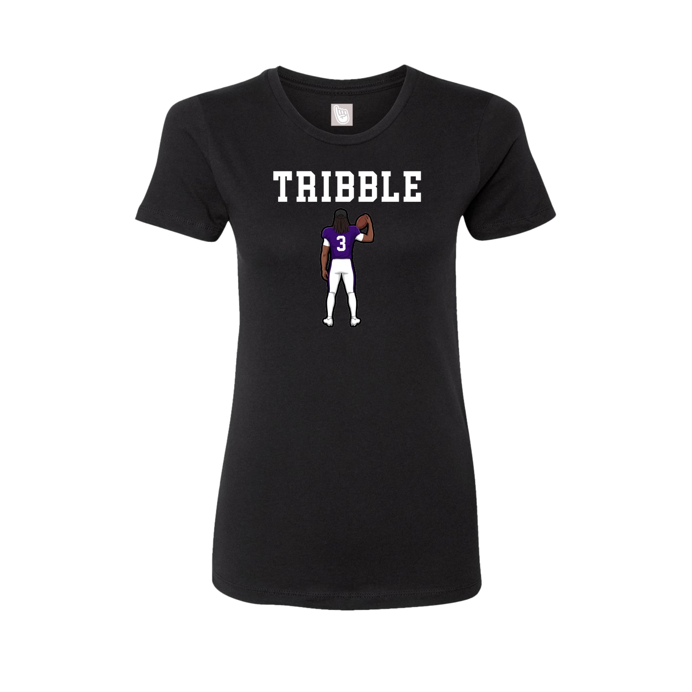 Fitted Women's Tee — Shirsey in Black