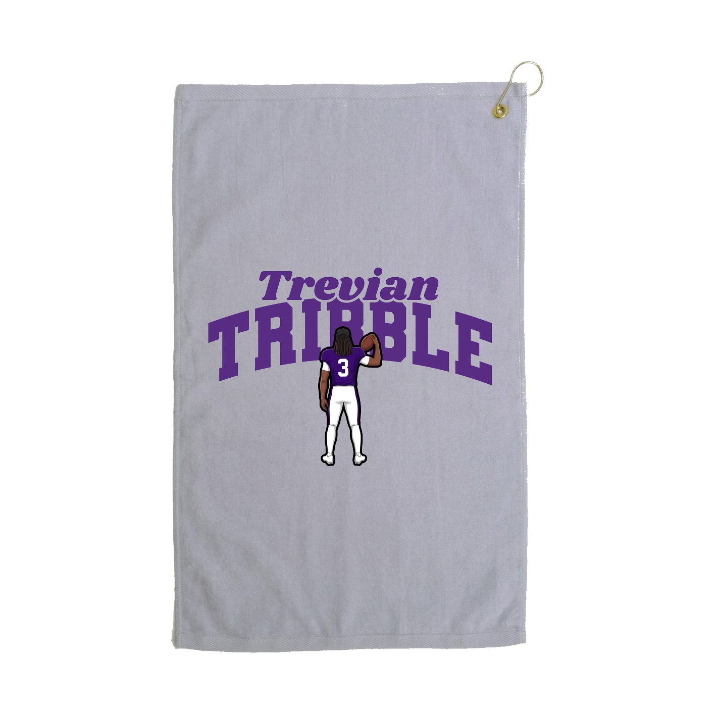 Golf Towel — Signature Arch in Grey
