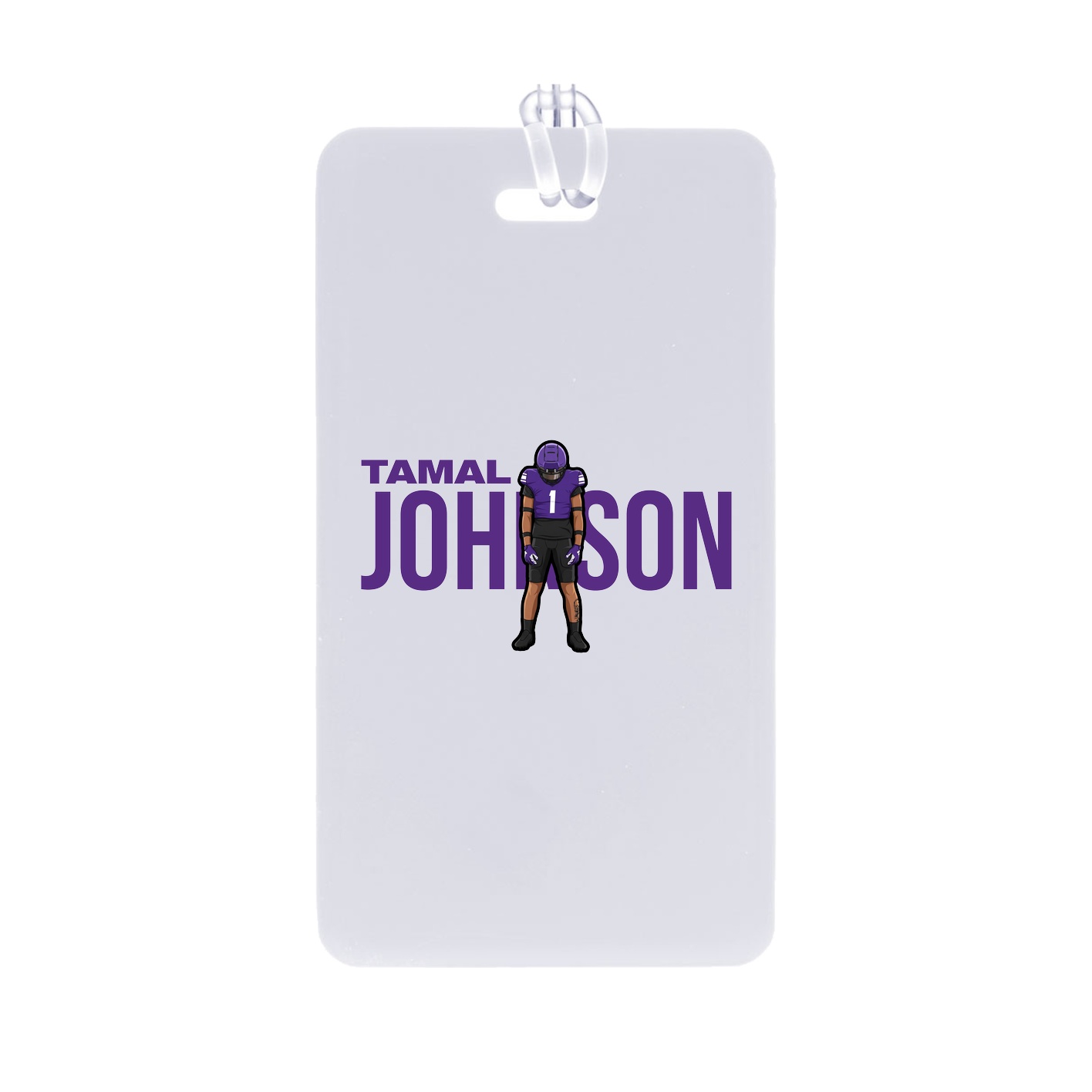 Bag Tag — Player Name in Classic