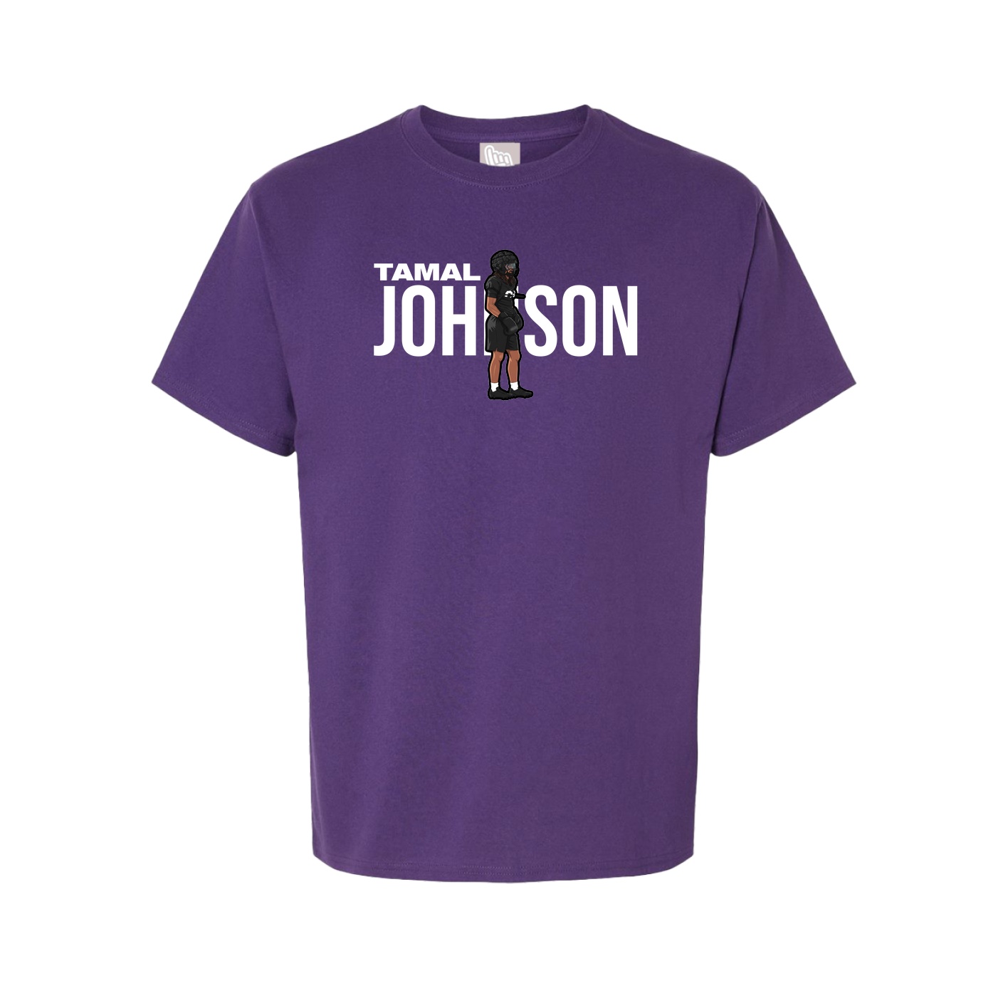 Youth Tee — Player Name in Purple