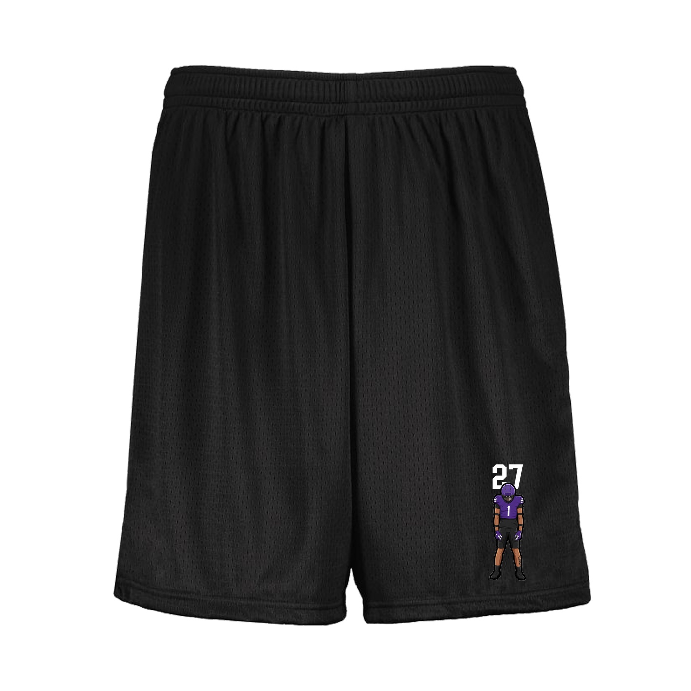 Shorts — Number Top in Black