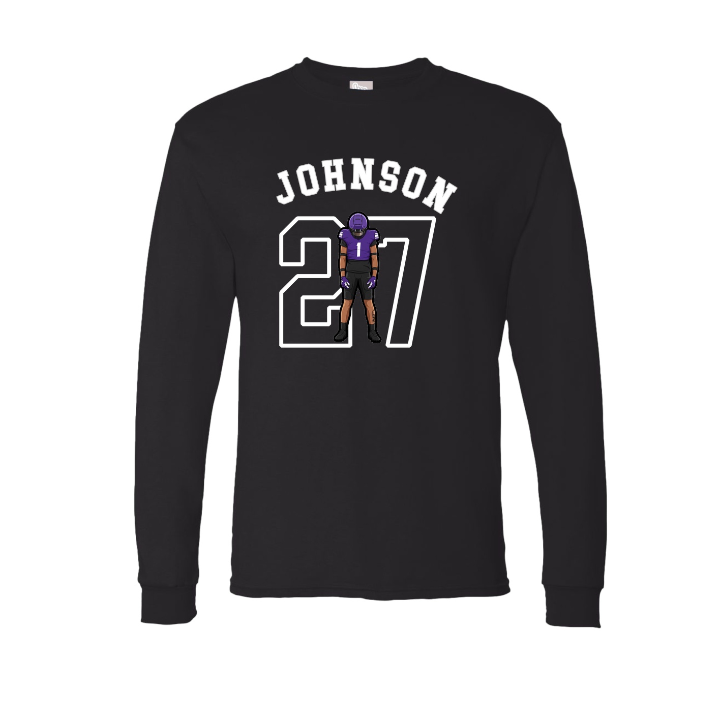 Long Sleeve Tee — Shirsey Arch in Black