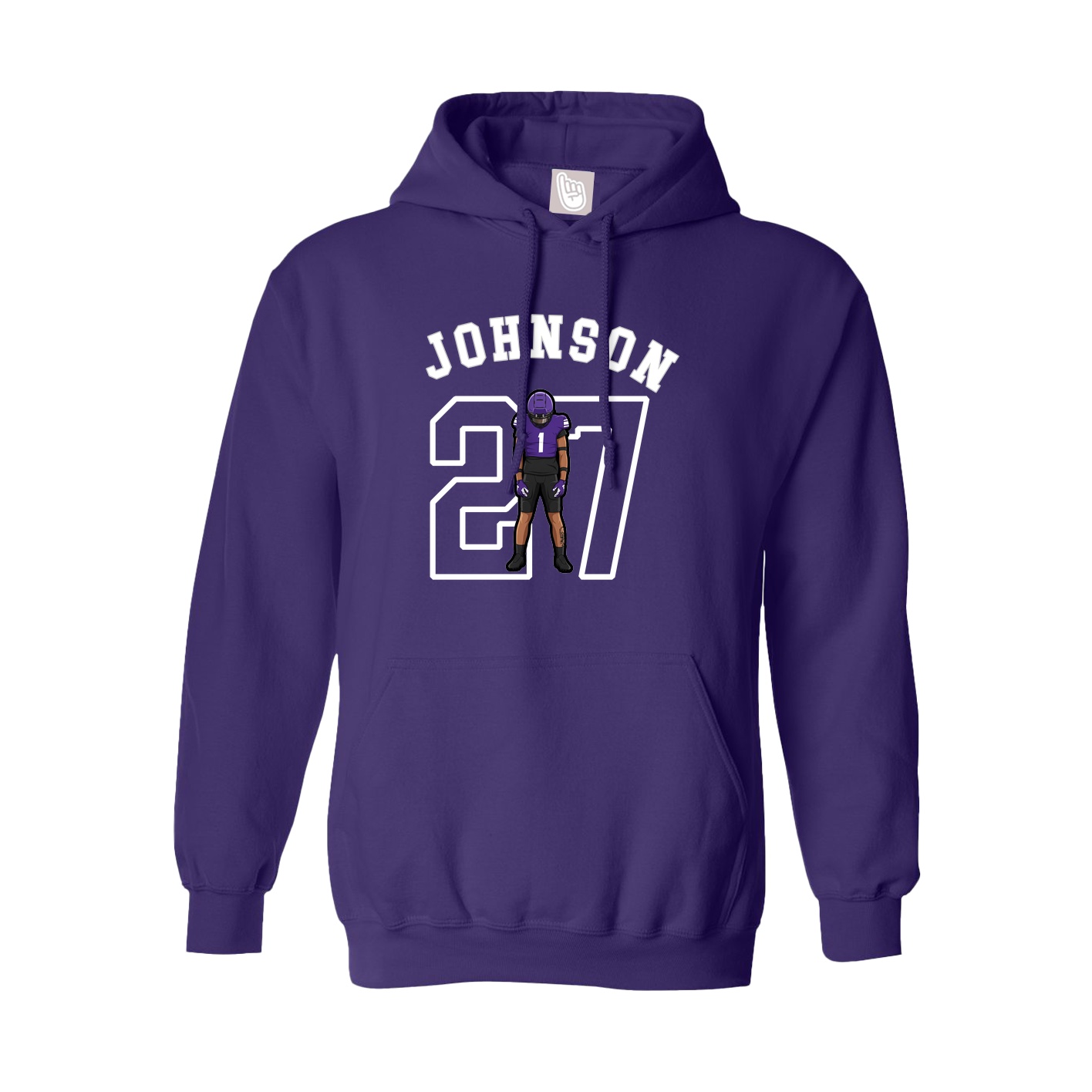 Hoodie — Shirsey Arch in Purple