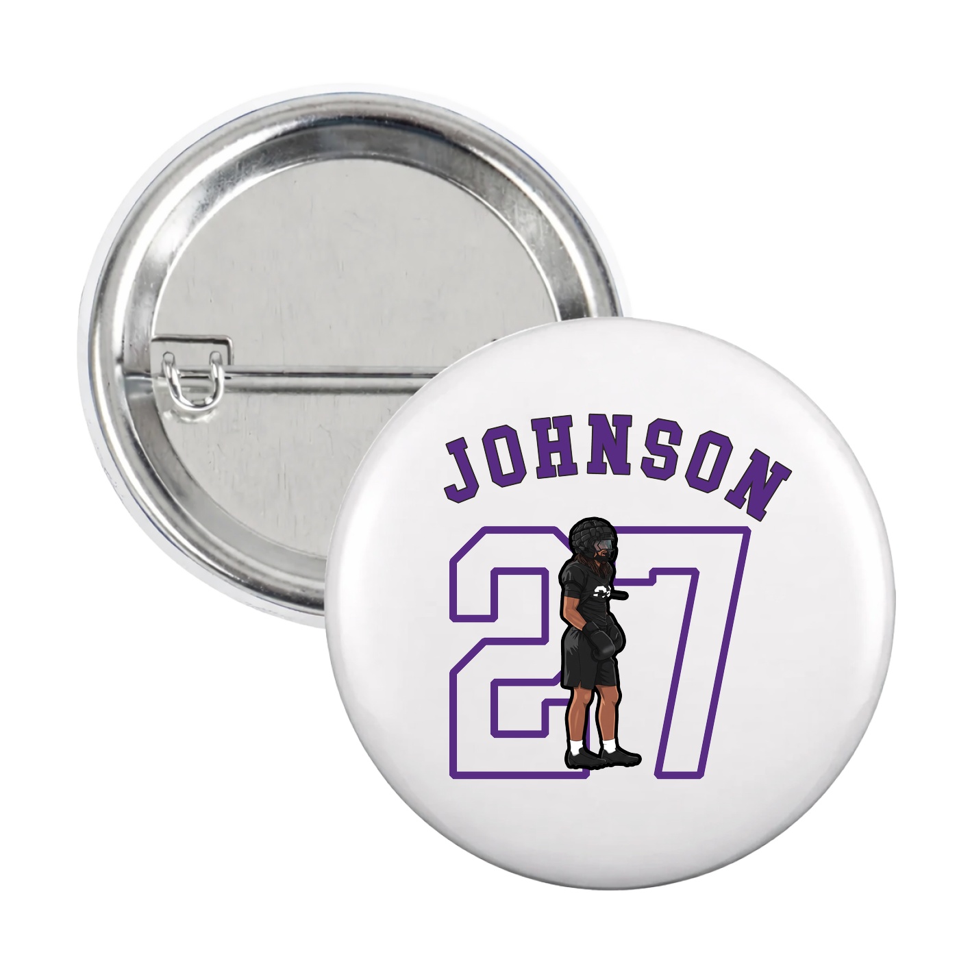 Game Day Button — Shirsey Arch in White