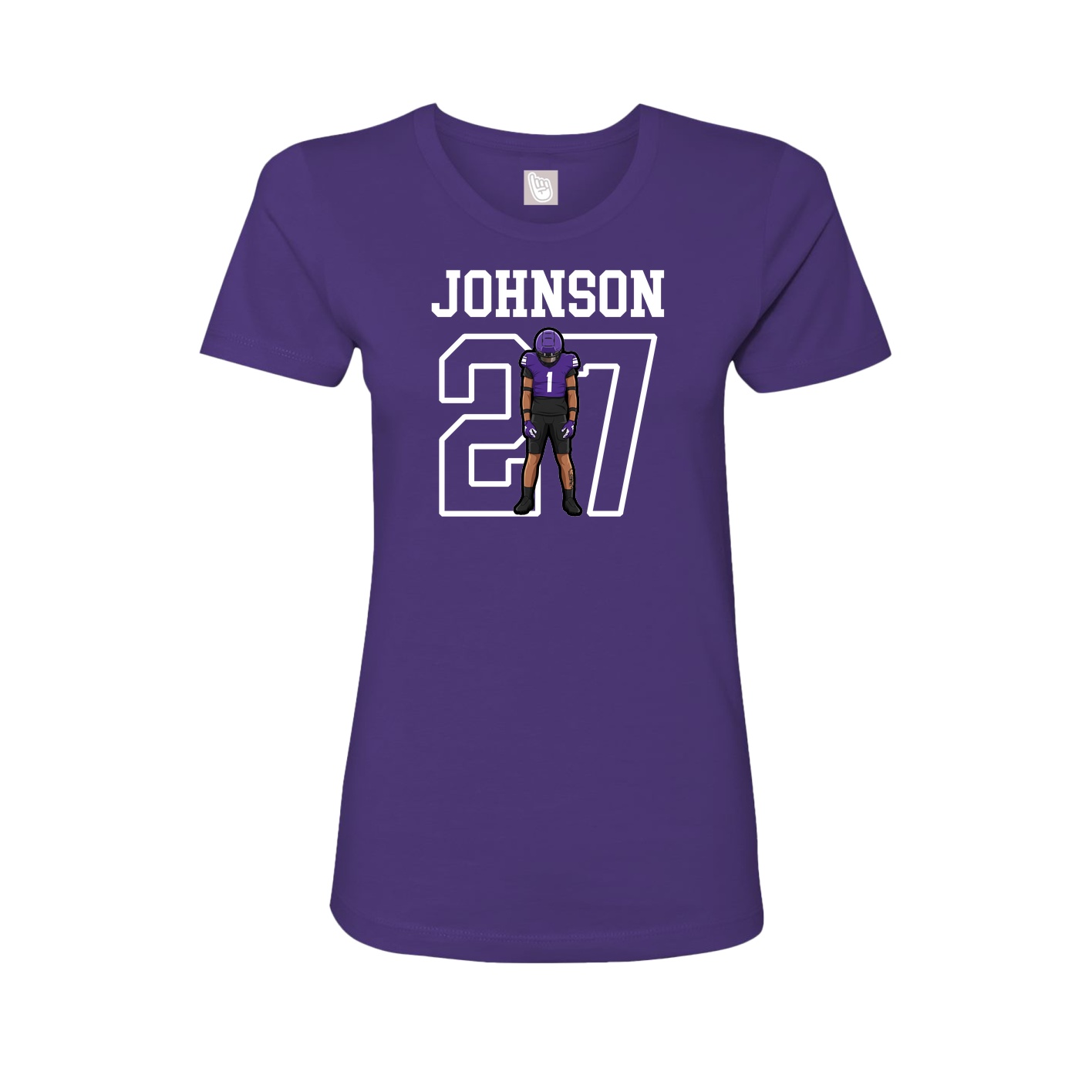 Fitted Women's Tee — Shirsey in Purple