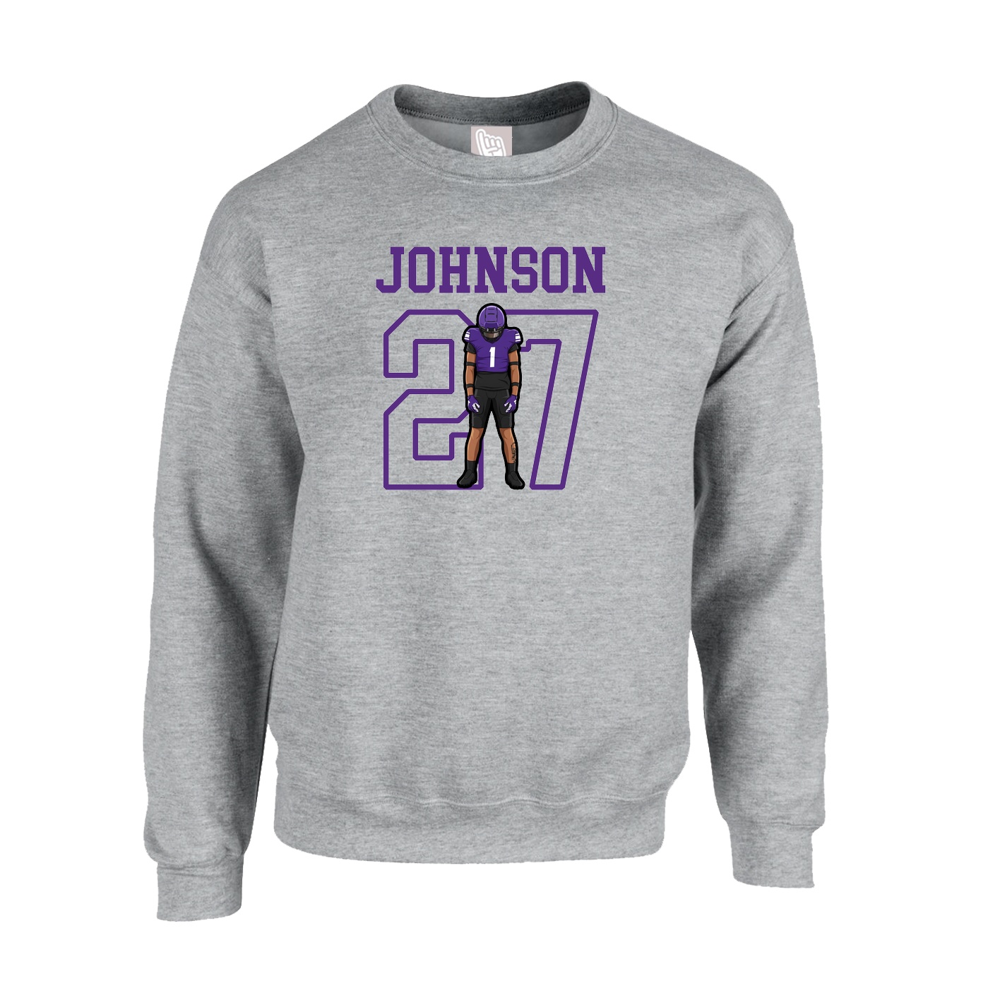 Fleece Crew — Shirsey in Grey