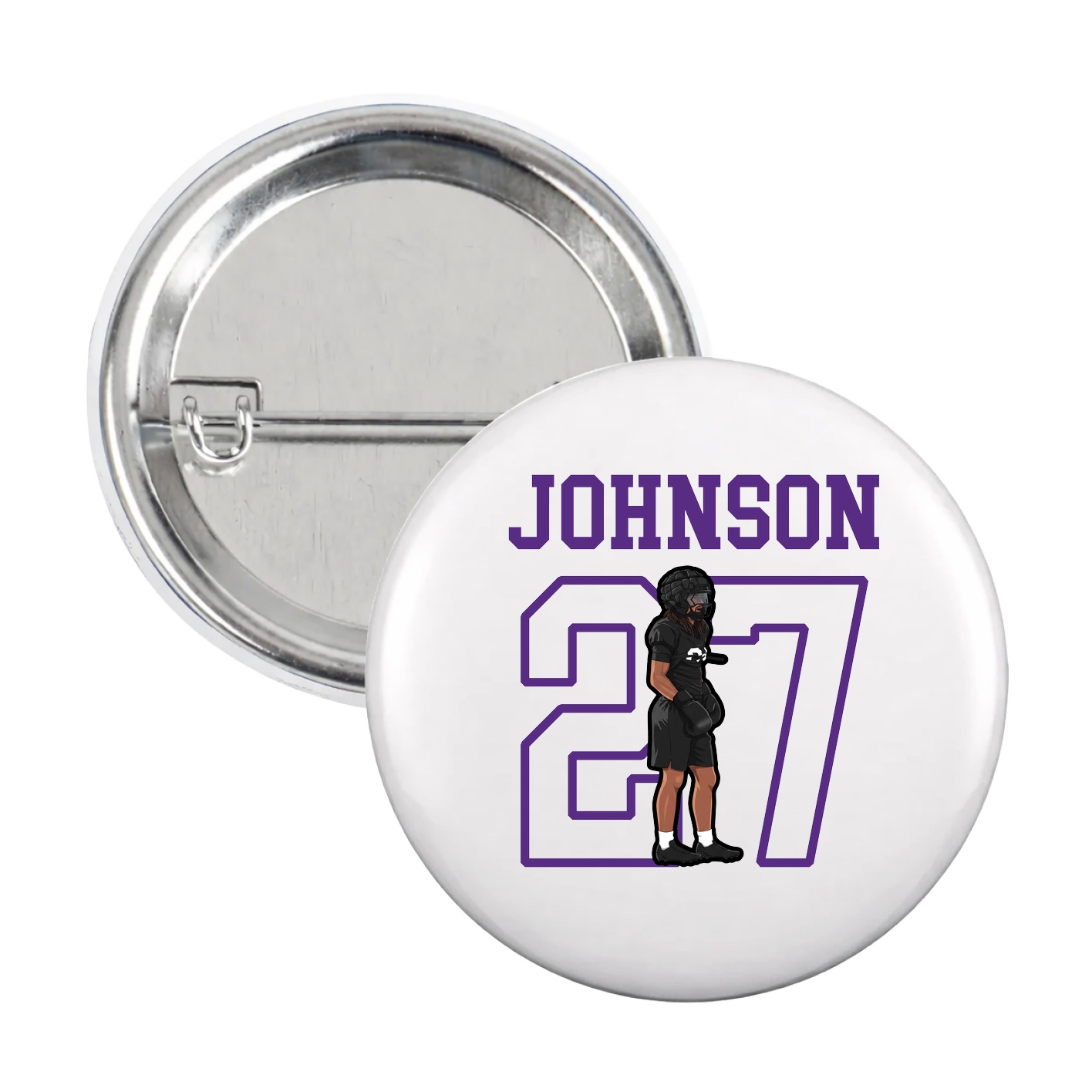 Game Day Button — Shirsey in White