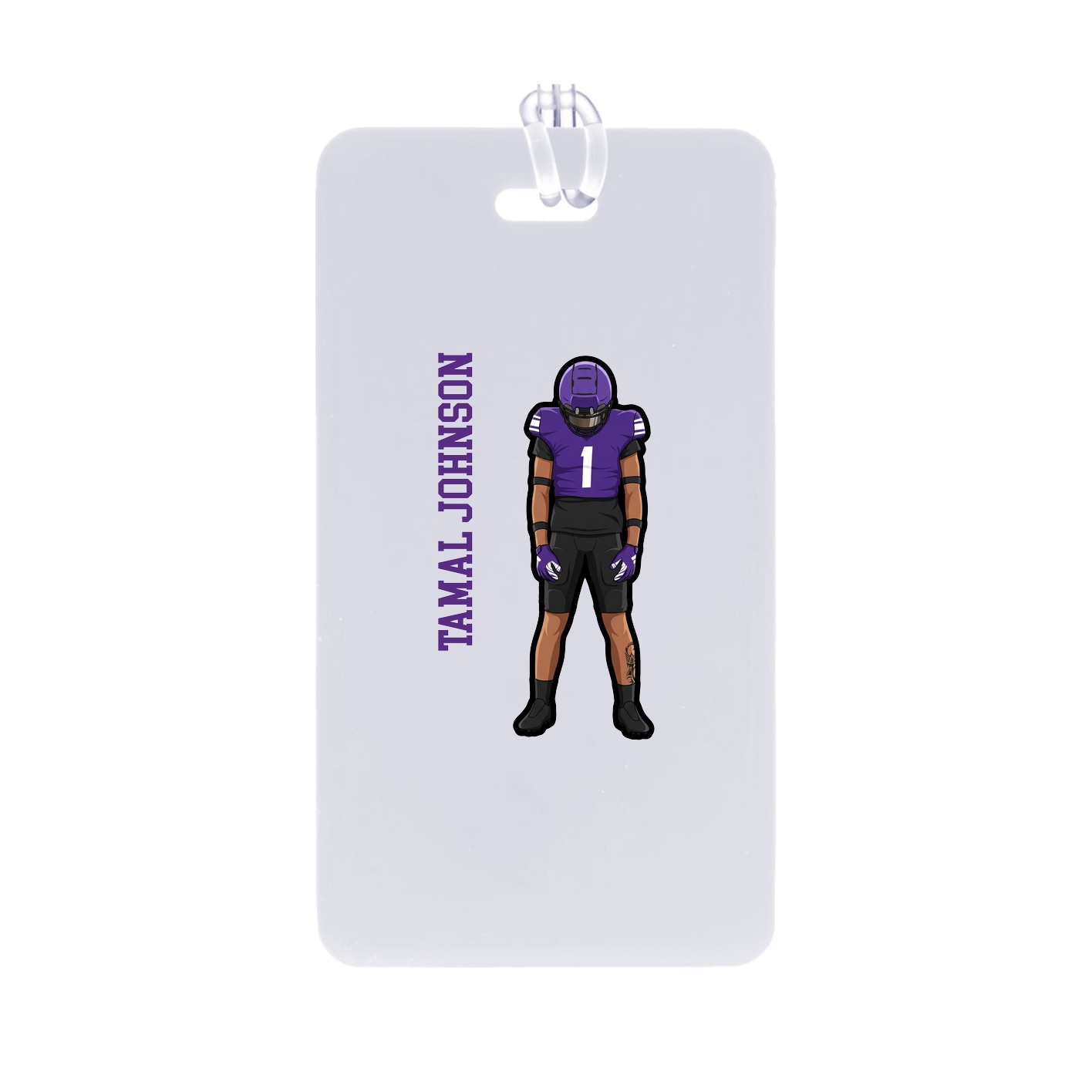 Bag Tag — Name Vertical in Classic