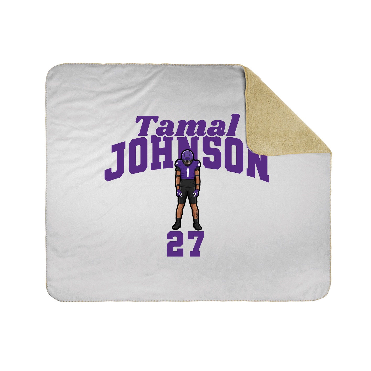 Throw Blanket — Signature Arch in White