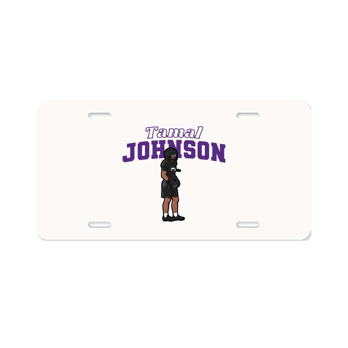 License Plate — Name Arch in Classic