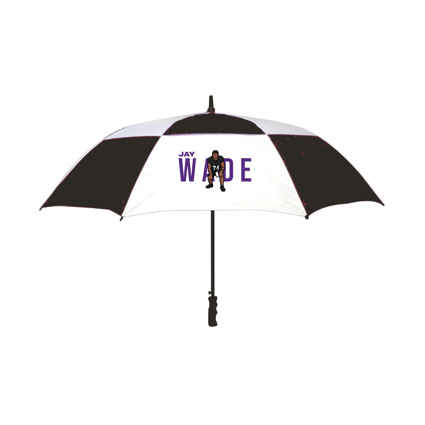 Golf Umbrella — Player Name in Black